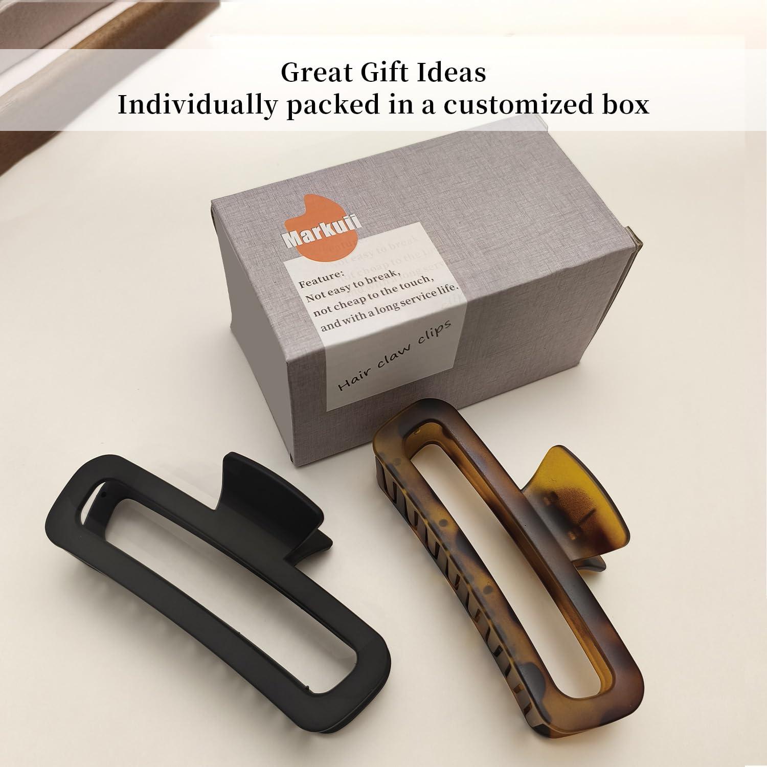 Clips de Garra para Cabello Markuii 12.7 cm Irrompibles 2 Pzas