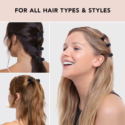 Clips de Garra Kitsch de Plástico Reciclado Tortuga y Negro 6 pcs