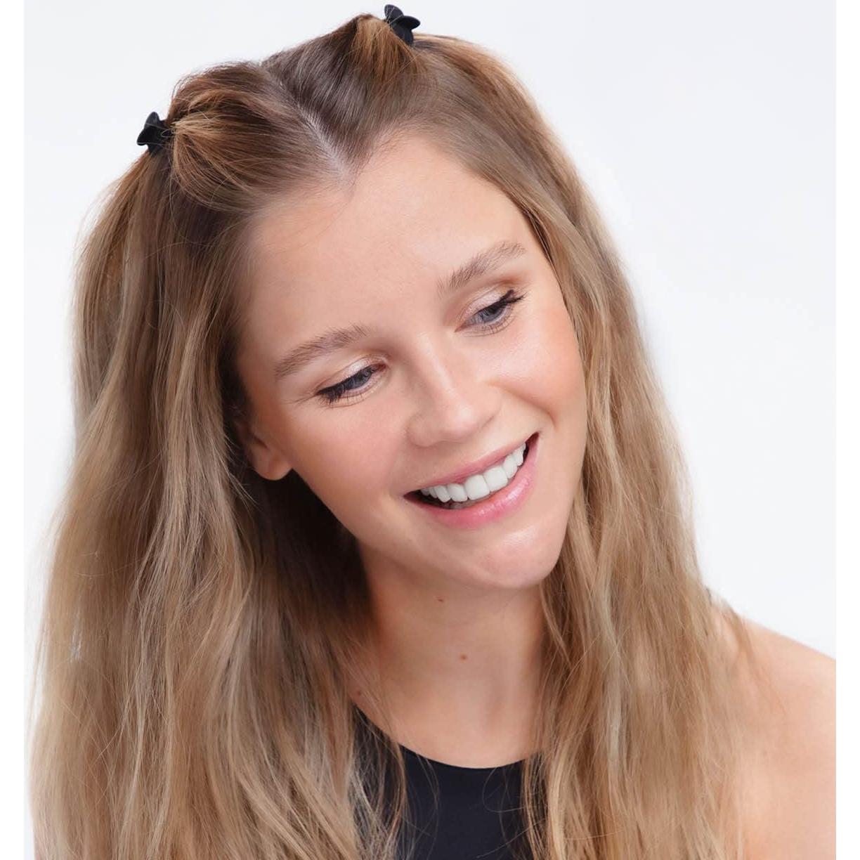 Clips de Garra Kitsch de Plástico Reciclado Tortuga y Negro 6 pcs