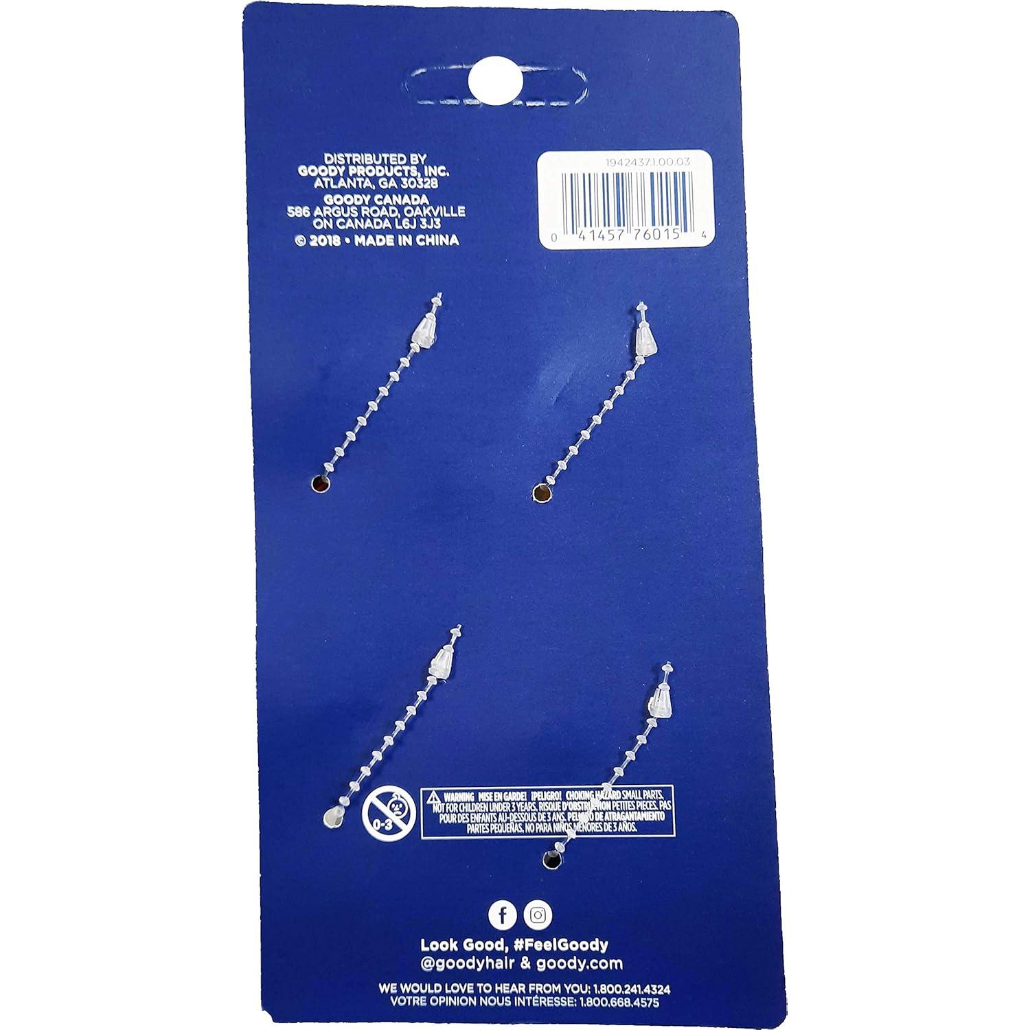 Clips de Garra Medianos Goody SlideProof - 4 Unidades Neutros