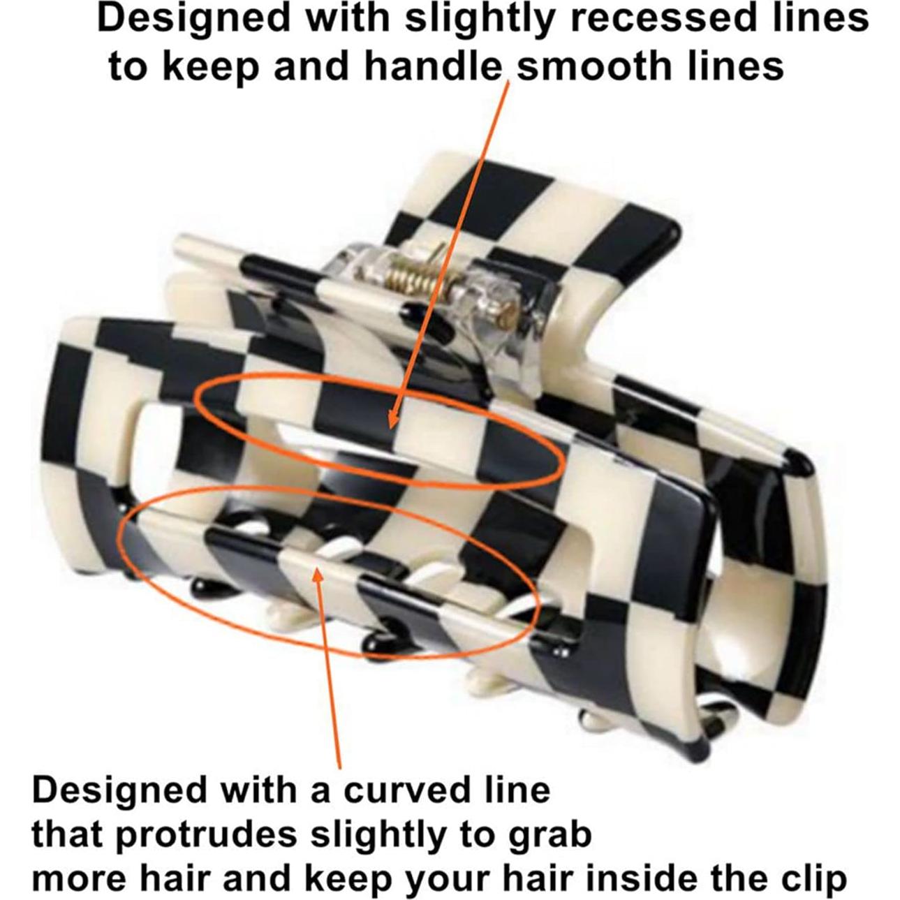 Clips de Cabello Sursarbelor 4 Piezas Acetato Color Sirena