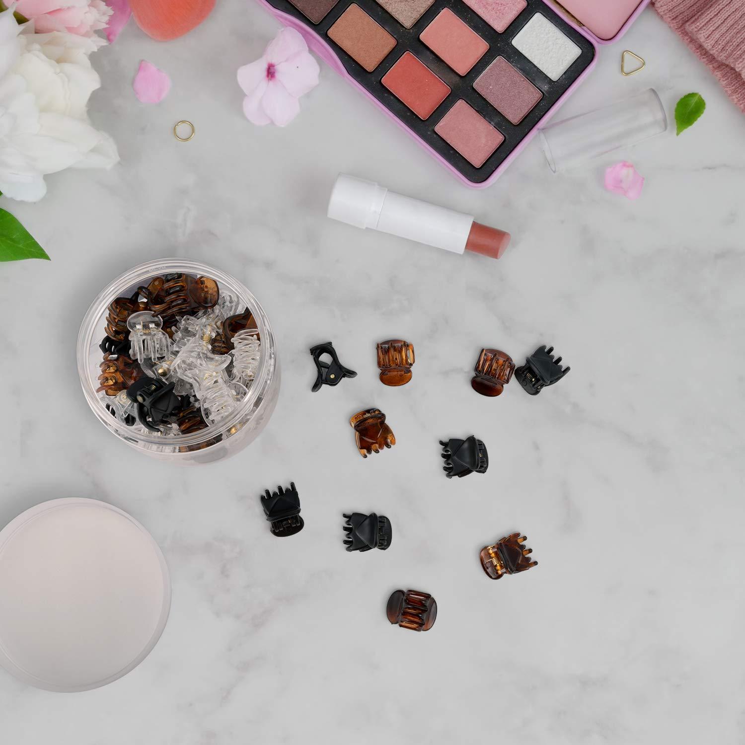 Clips de Garra de Cabello YOHAMA 36 Pcs 1.27 cm 3 Colores