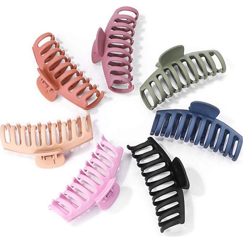 Paquete de 2 Clips de Pelo Grande Antideslizante JHHSYU Negro