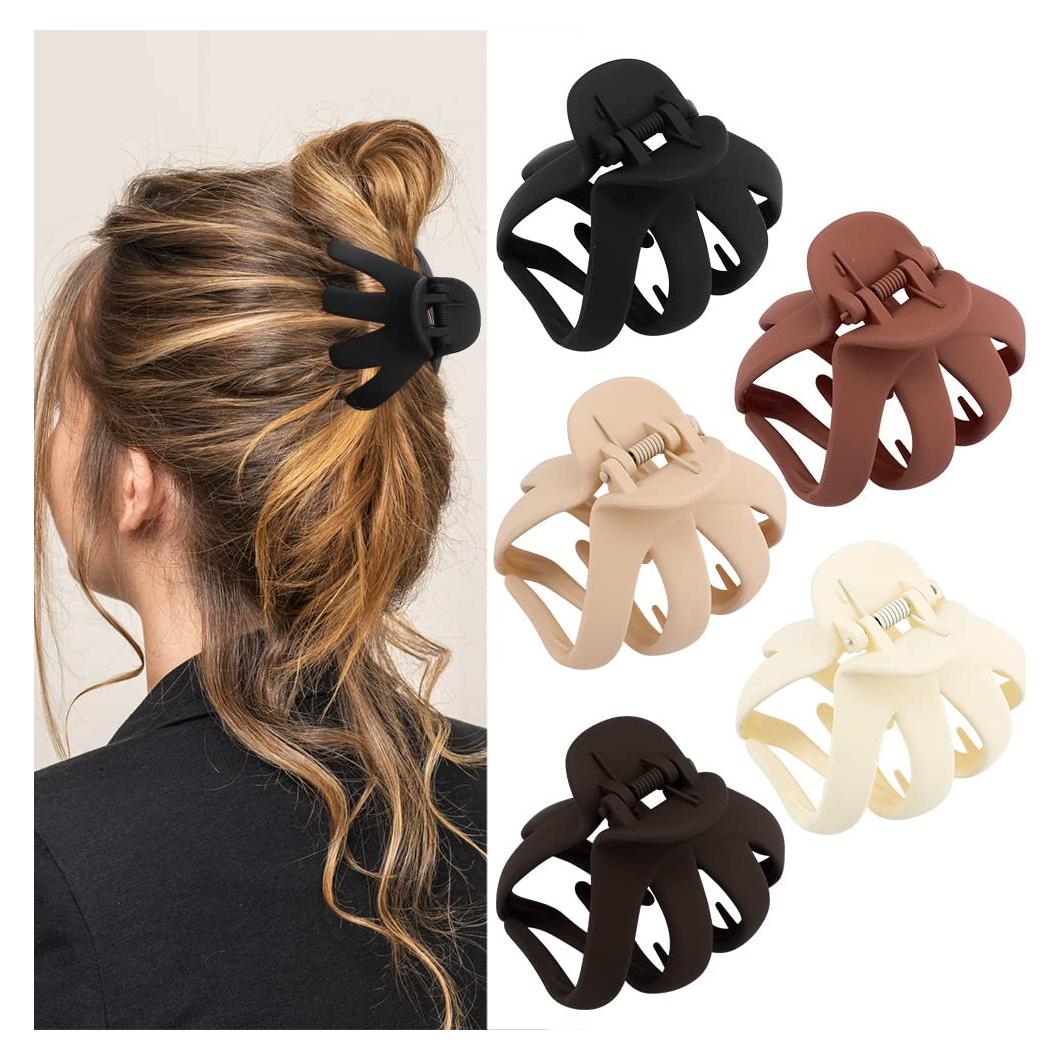 Pinzas grandes para el cabello Atoden - 5 piezas 8 cm antideslizantes