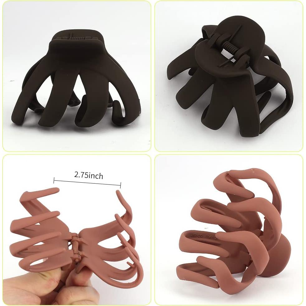 Pinzas grandes para el cabello Atoden - 5 piezas 8 cm antideslizantes