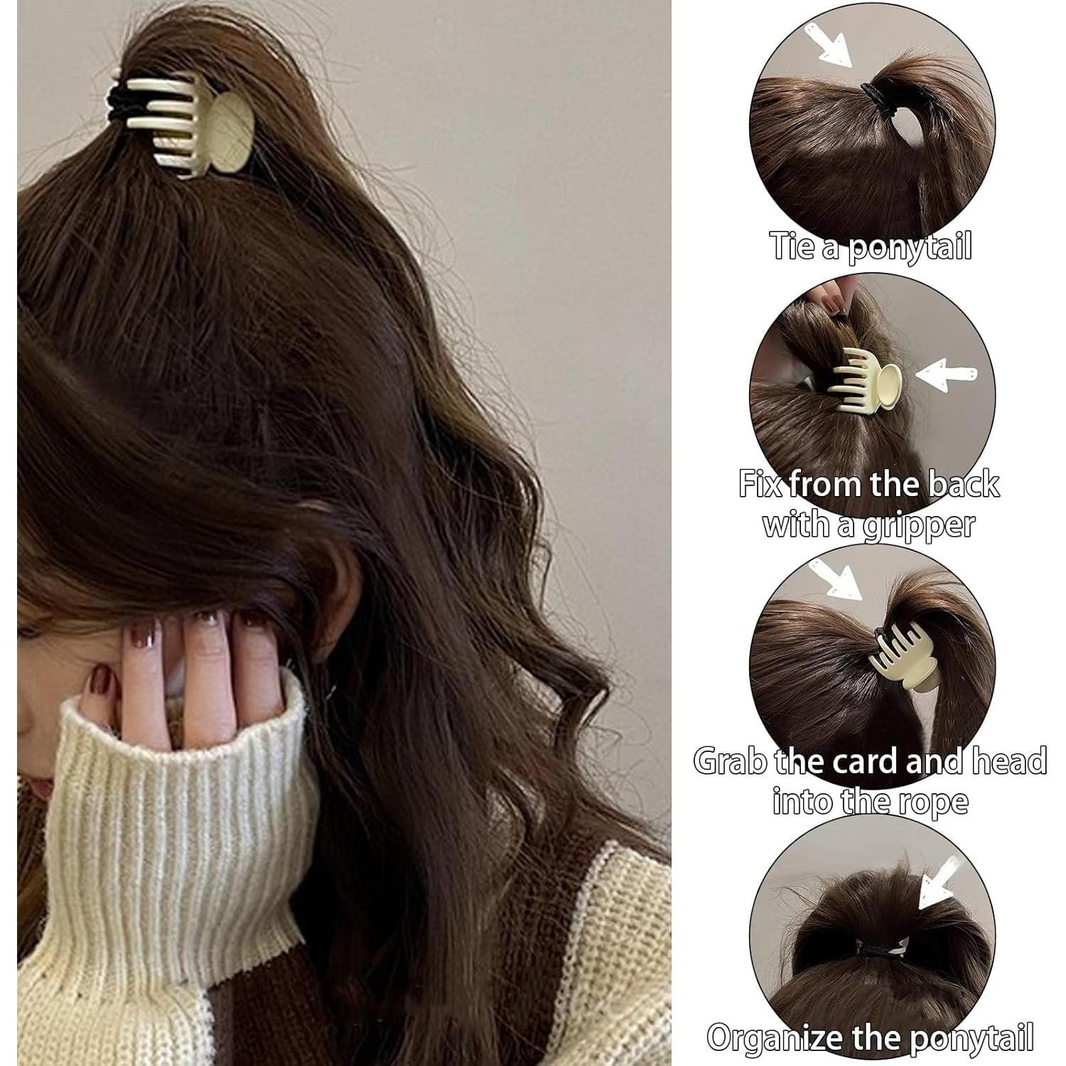 Pinzas para Cabello Drnytunk, 12 Piezas 3.81 cm Antideslizantes