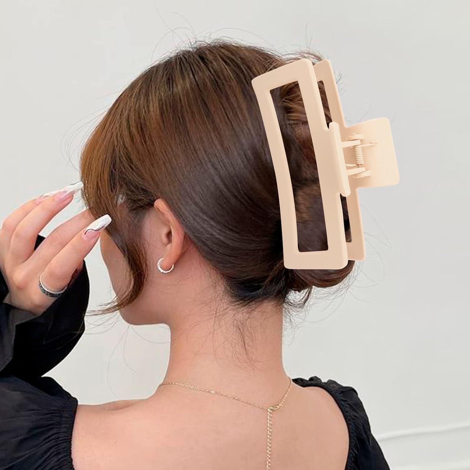 Clips de Garra Jumbo XL ZYTJ para Cabello Grueso - 4 Piezas