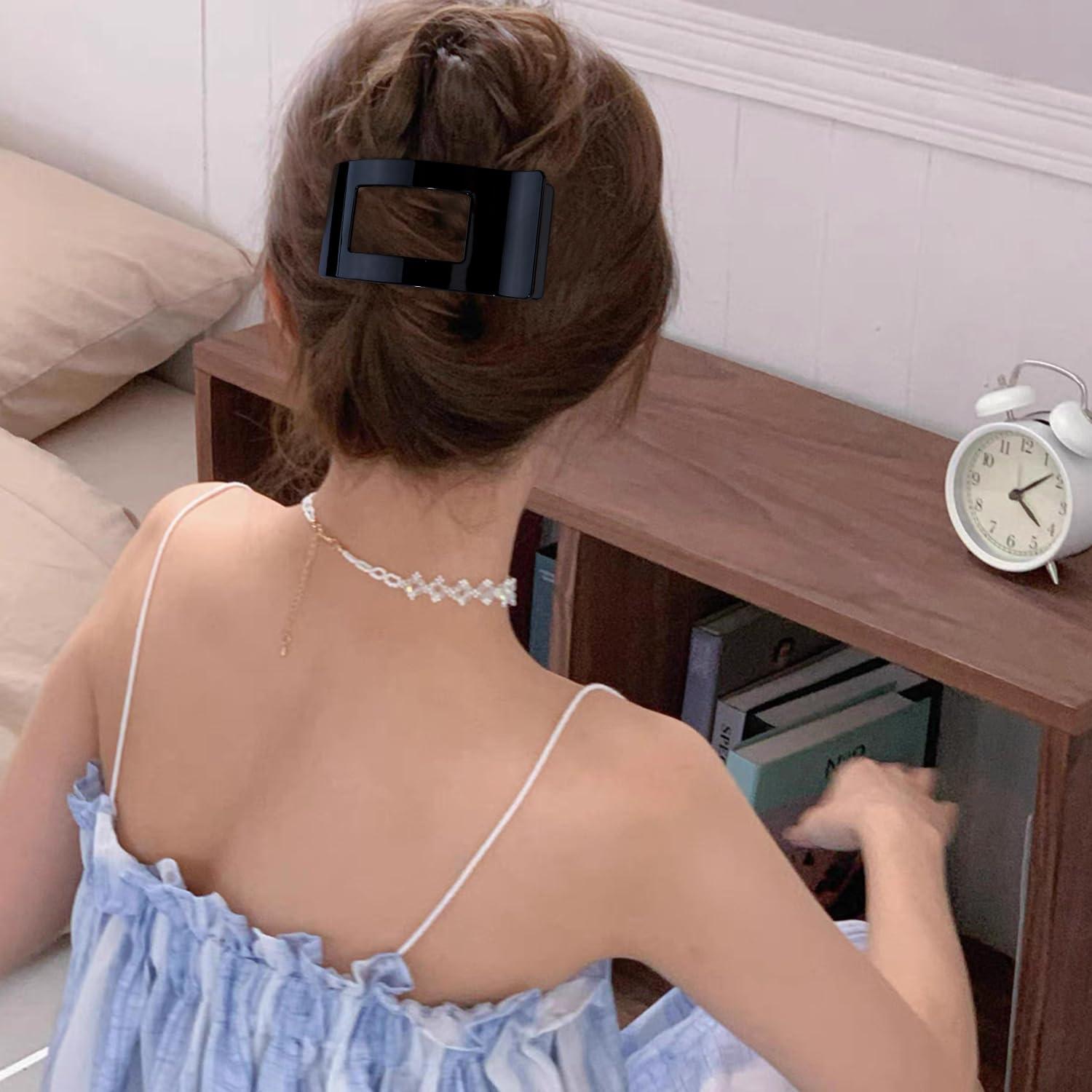 Clips de Pelo Planos Velscrun Tortuga 8.4 cm - Fuerte Sujeción