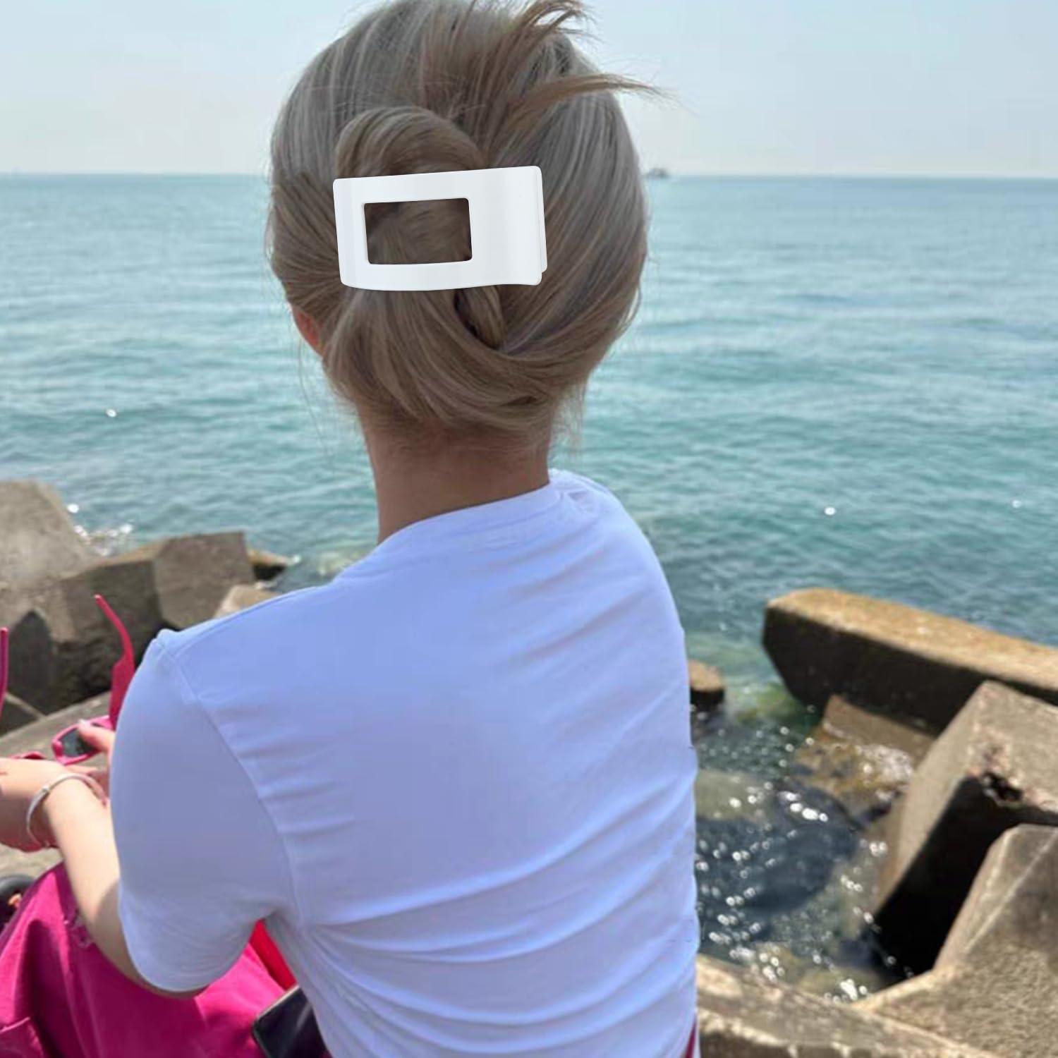 Clips de Pelo Planos Velscrun Tortuga 8.4 cm - Fuerte Sujeción