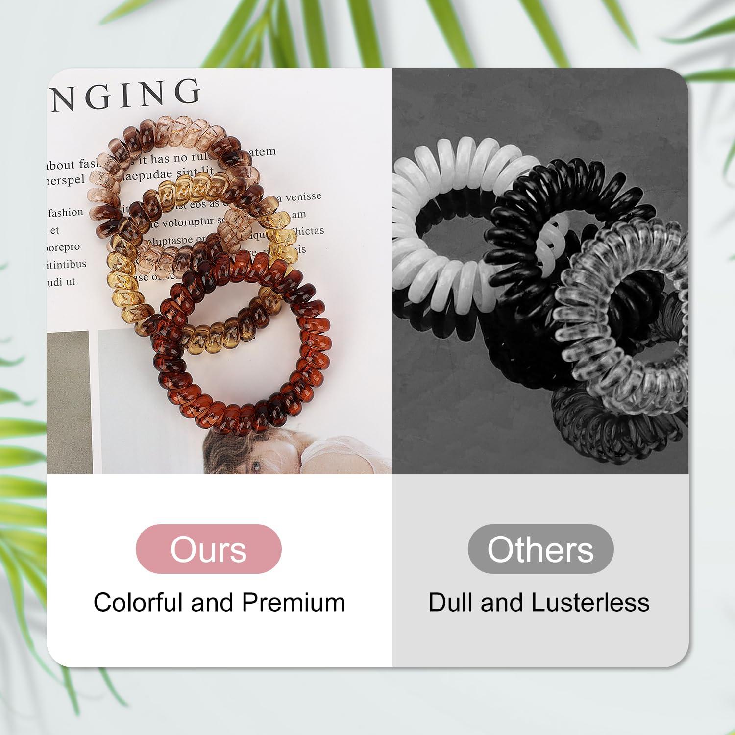 Tiras de Cabello en Espiral JessLab, Set 10 Pcs, Sin Daño