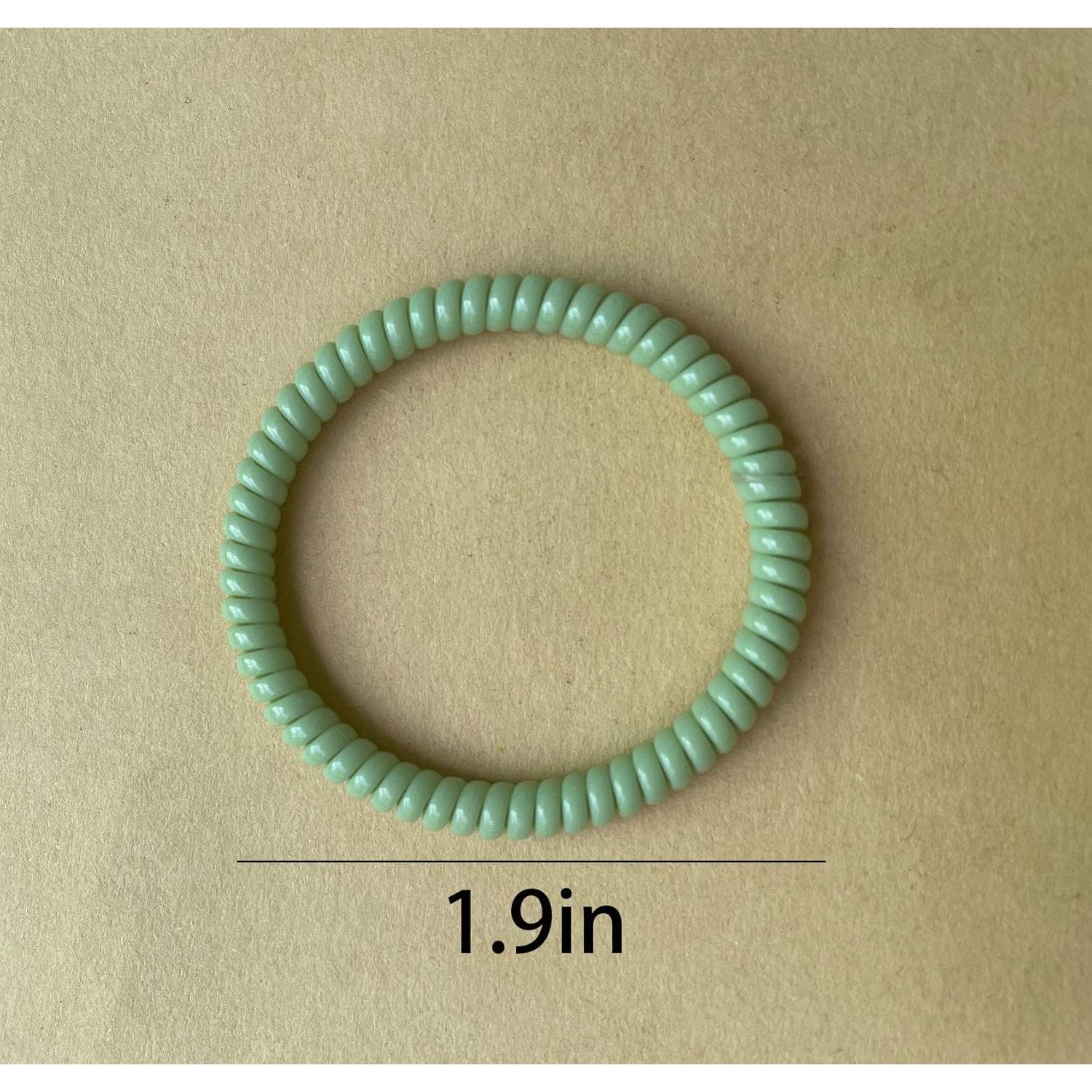 Tiras de Cabello Espirales 100Pcs STYKIER Multicolor Sin Pliegue