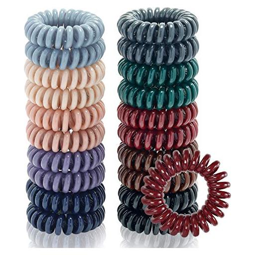 30 Sujetadores de Cabello Espirales TailaiMei - 10 Colores