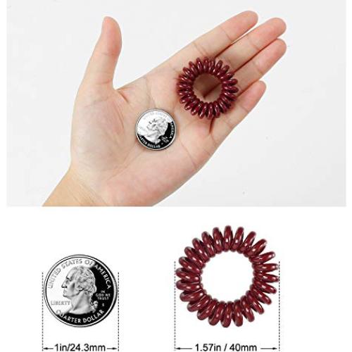 30 Sujetadores de Cabello Espirales TailaiMei - 10 Colores