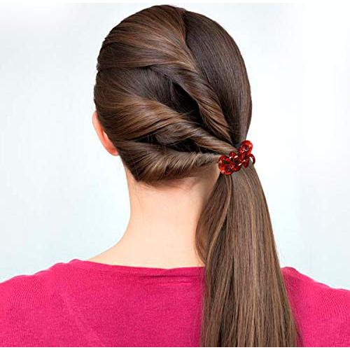 30 Sujetadores de Cabello Espirales TailaiMei - 10 Colores