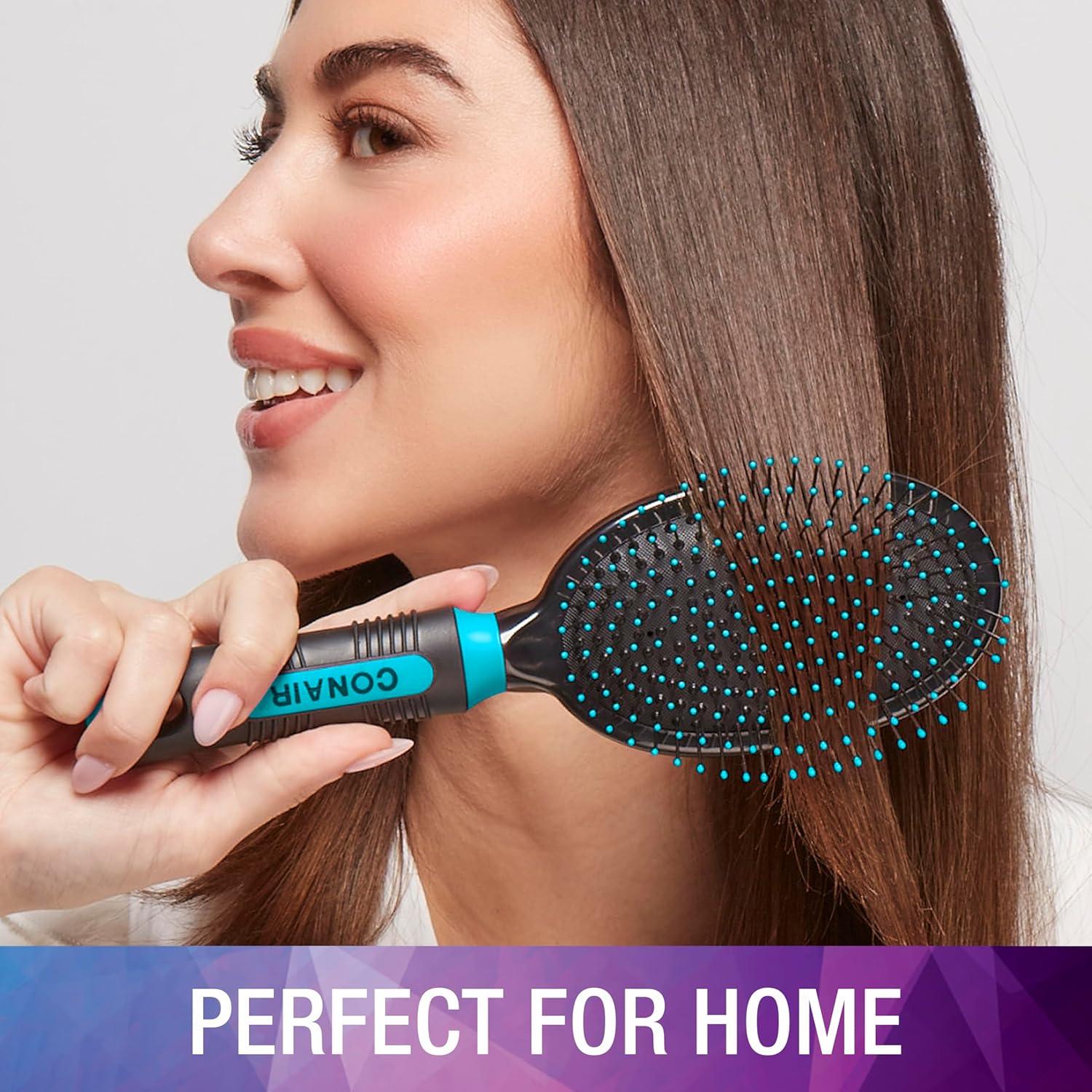 Conair Juego de Cepillos para Cabello 2 Piezas - Verde Azulado