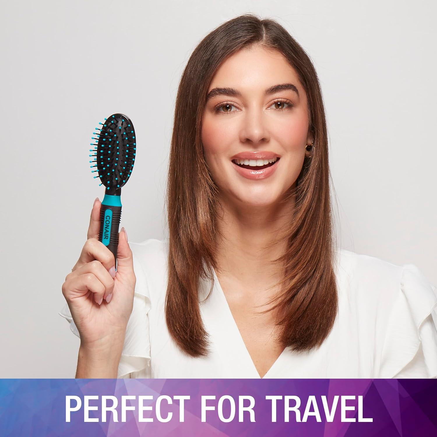 Conair Juego de Cepillos para Cabello 2 Piezas - Verde Azulado
