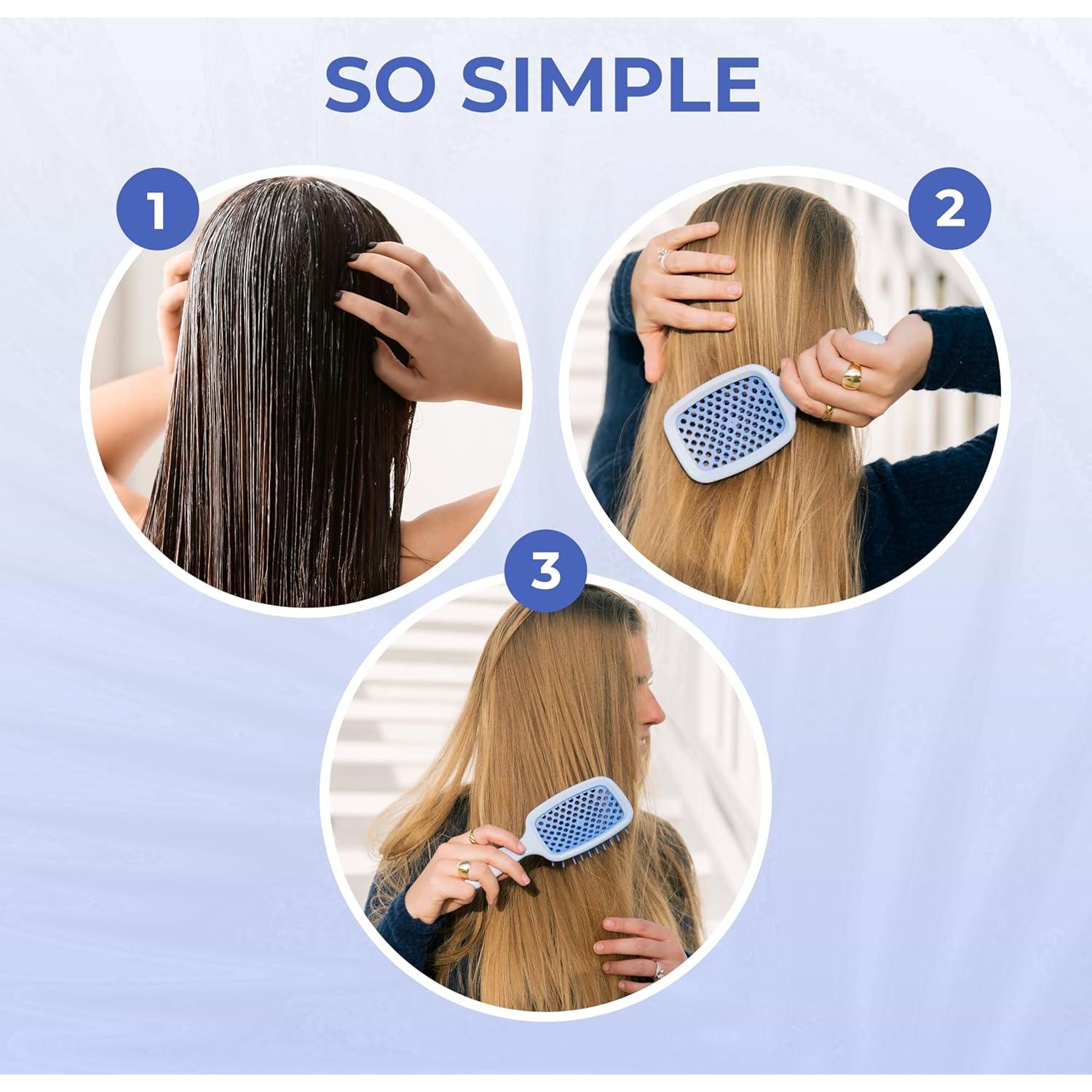 Cepillo Desenredante FHI Heat Mini Azul Claro 19.1x7.8cm