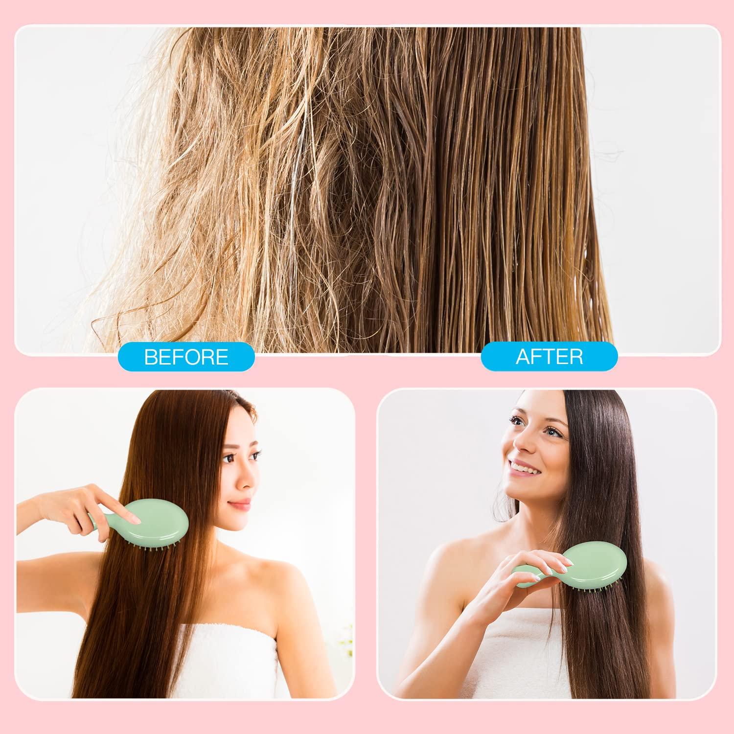 Mini Cepillo Desenredante de Viaje Goiio - 12 Piezas Multicolor