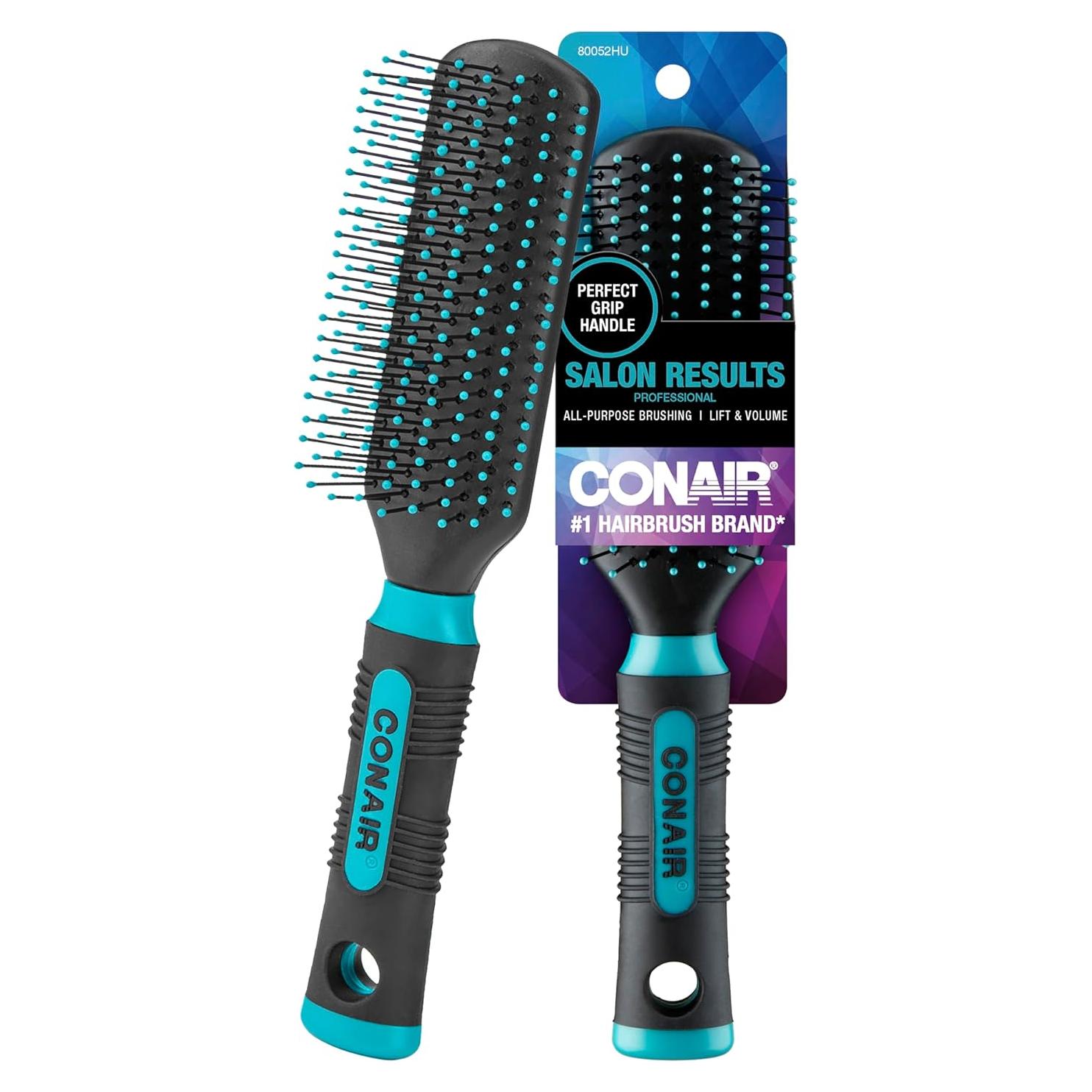 Cepillo Desenredante Conair Salon Results - Nylon, Verde
