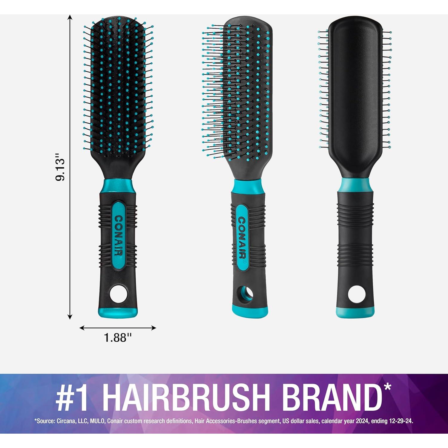 Cepillo Desenredante Conair Salon Results - Nylon, Verde