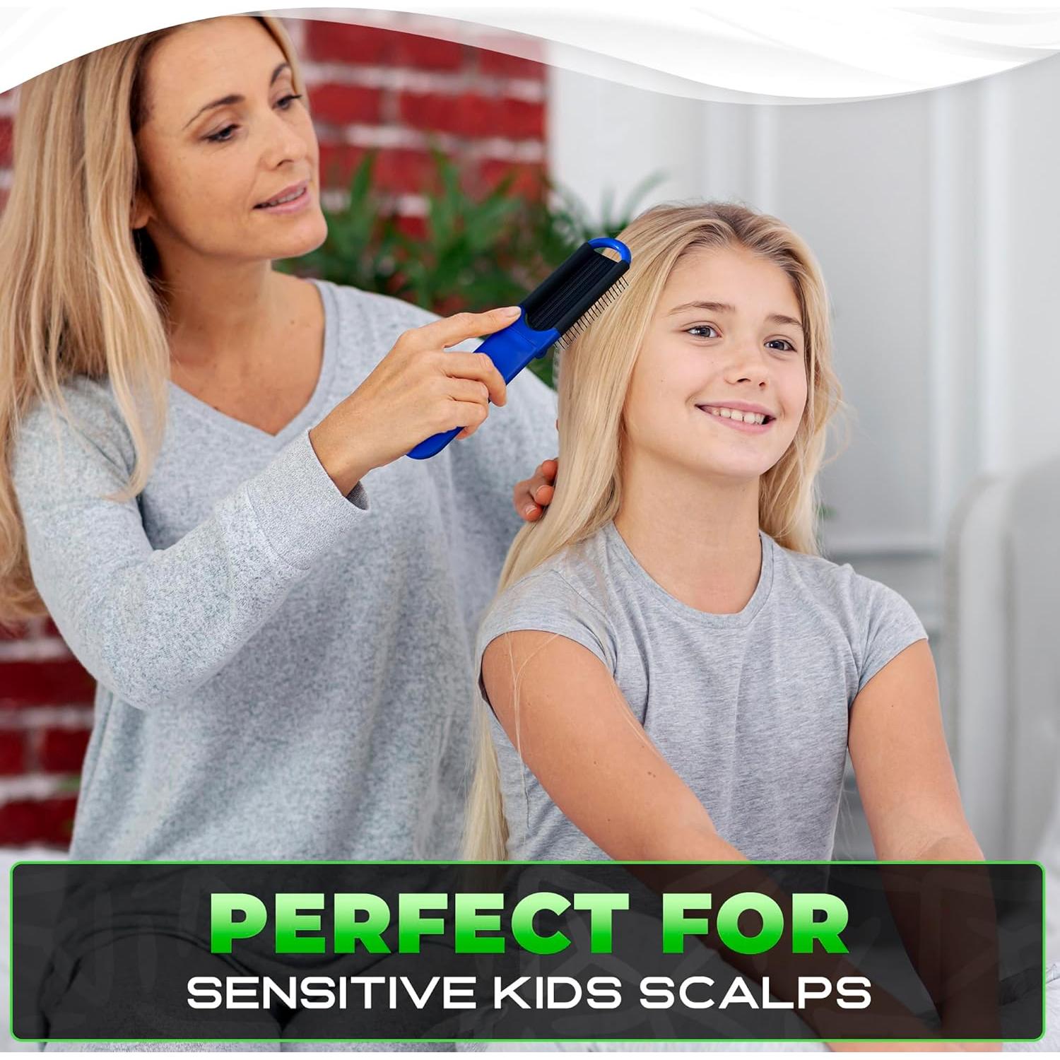 Juego de 4 Cepillos de Pelo Plegables KETAR con Espejo