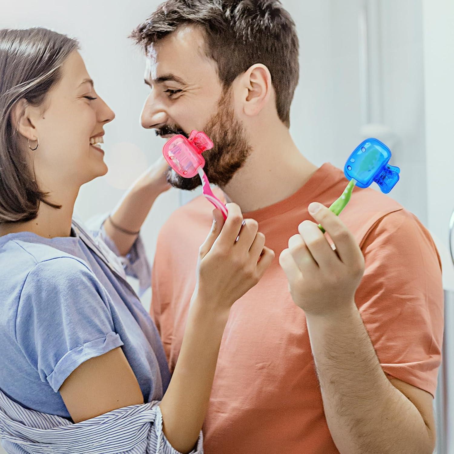 6 Cubiertas de Cepillo de Dientes Atiloy - Portátiles y Coloridas