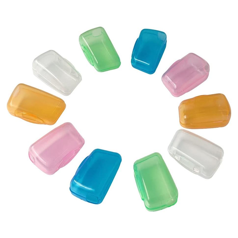 10 Estuches Protectores de Cepillo de Dientes ZYYC - Colores Variados