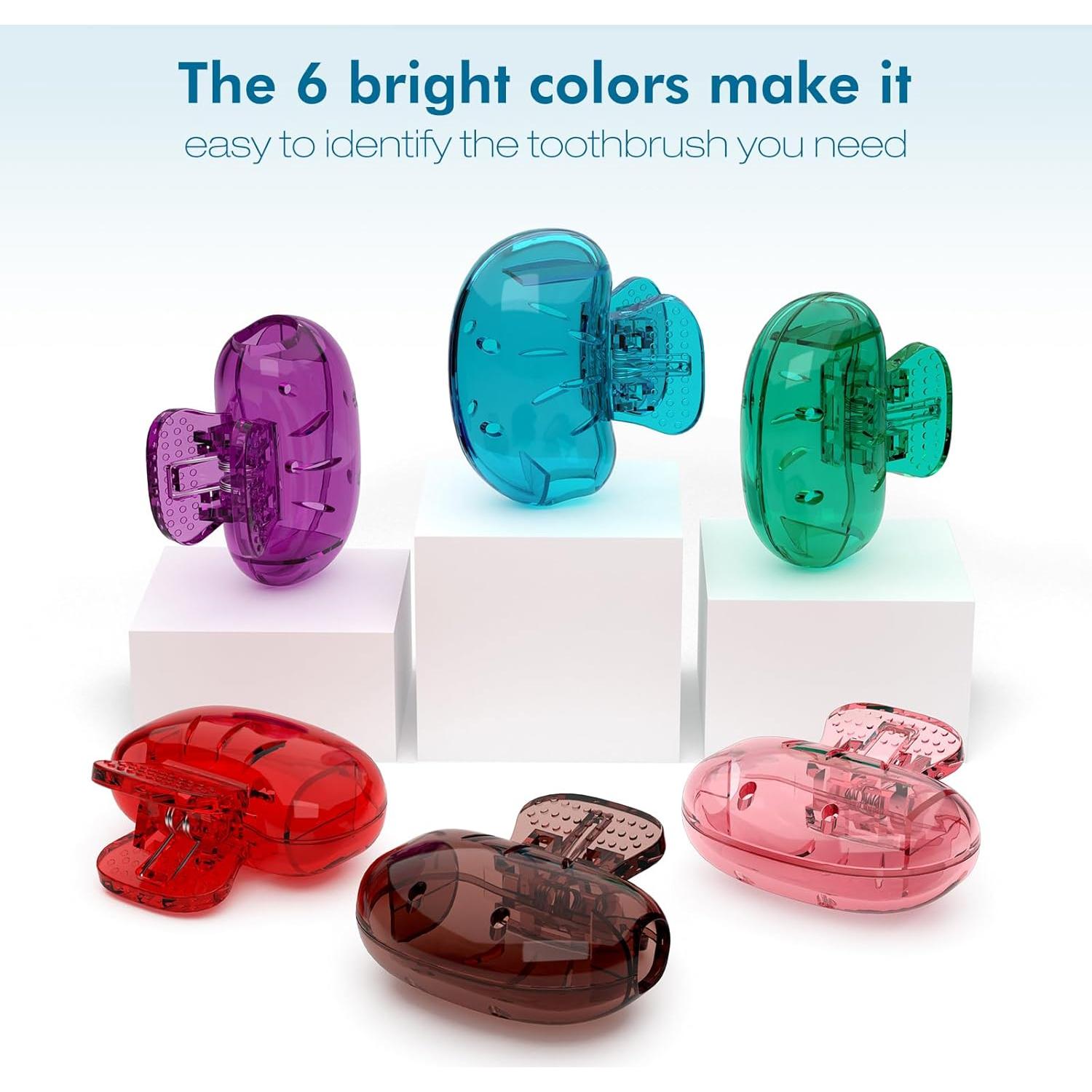 Cubiertas de Cabeza de Cepillo de Dientes Nincha - 6 Colores