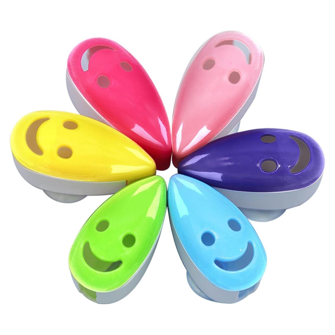 VADOO 6 Tapas de Cepillo de Dientes con Ventosa - Protector Portátil