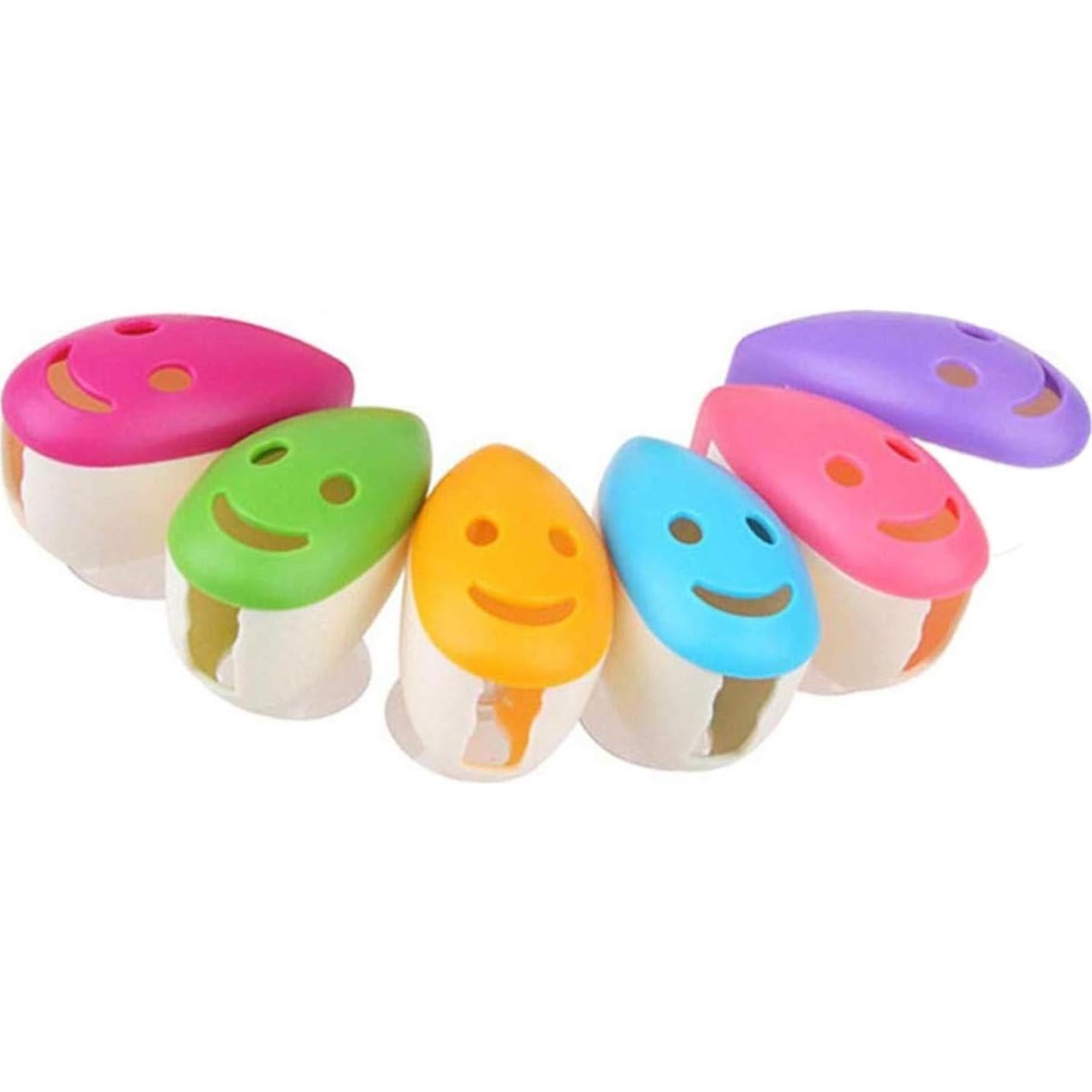 VADOO 6 Tapas de Cepillo de Dientes con Ventosa - Protector Portátil