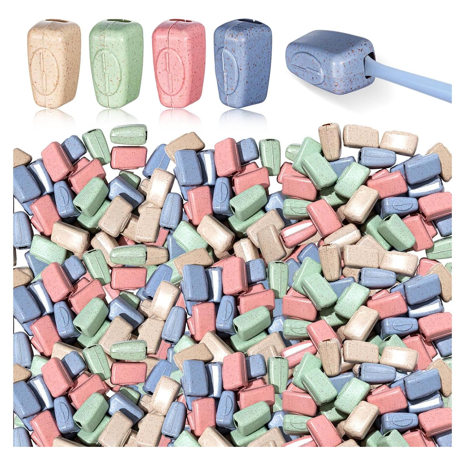 200 Cubiertas de Cepillo de Dientes Portátiles Willinglong - 4 Colores