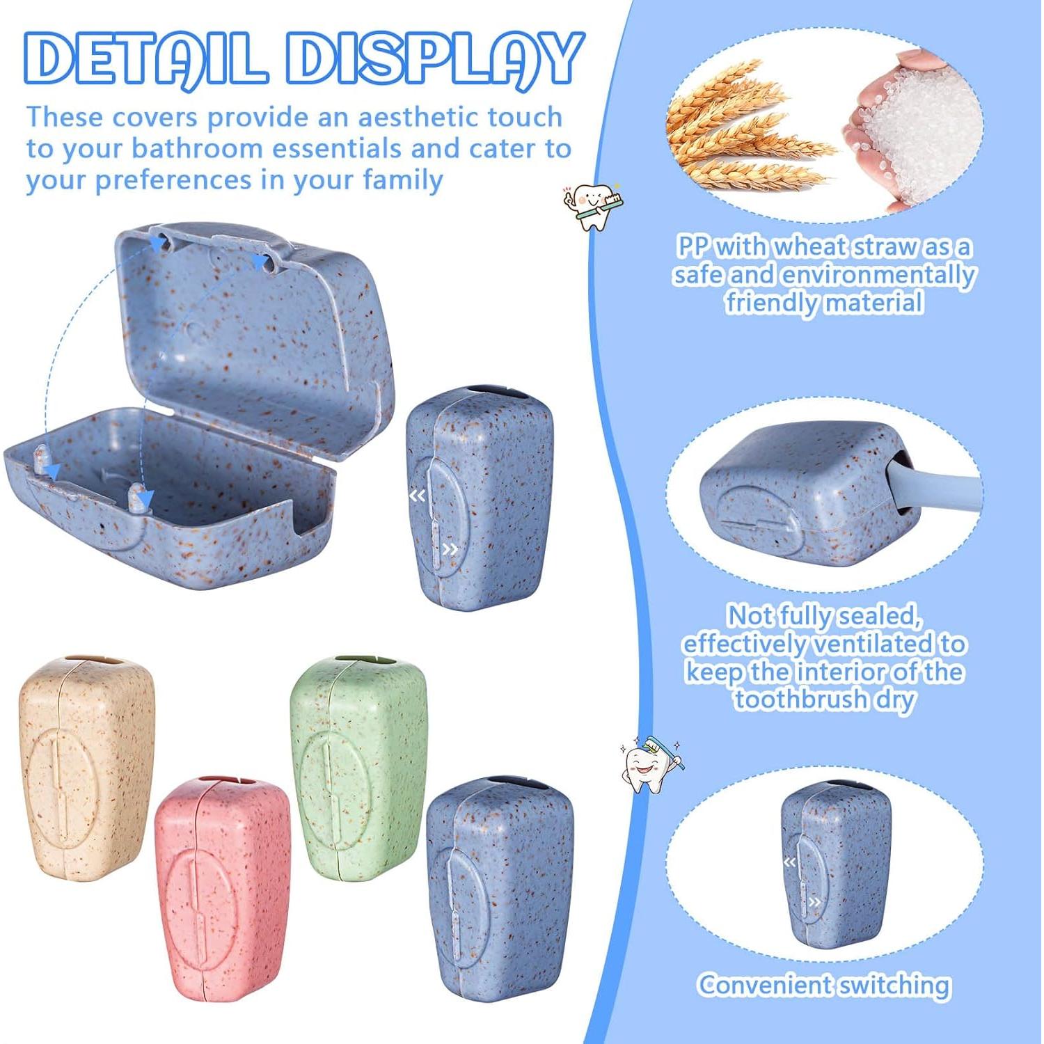 200 Cubiertas de Cepillo de Dientes Portátiles Willinglong - 4 Colores