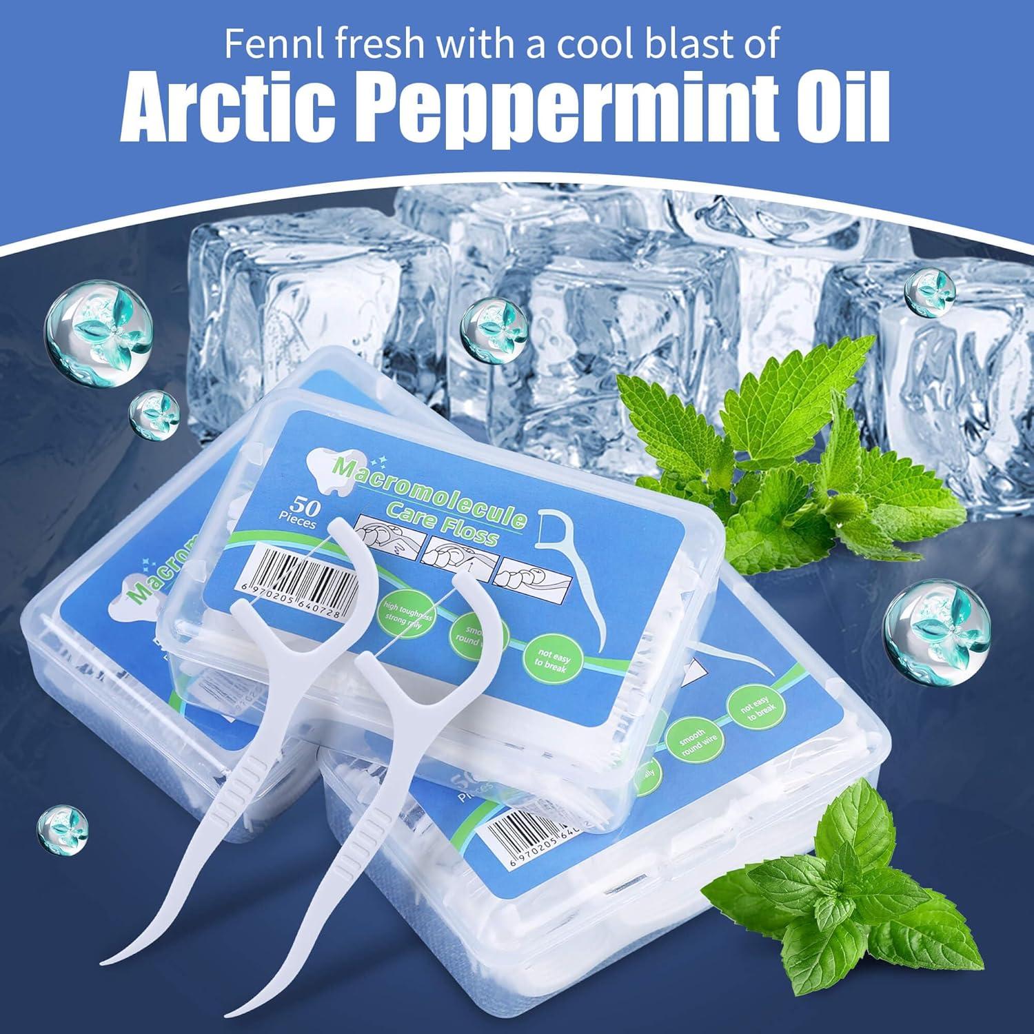 800 Palillos de Hilo Dental Aussumy - Limpieza Profunda y Mango Ergonómico