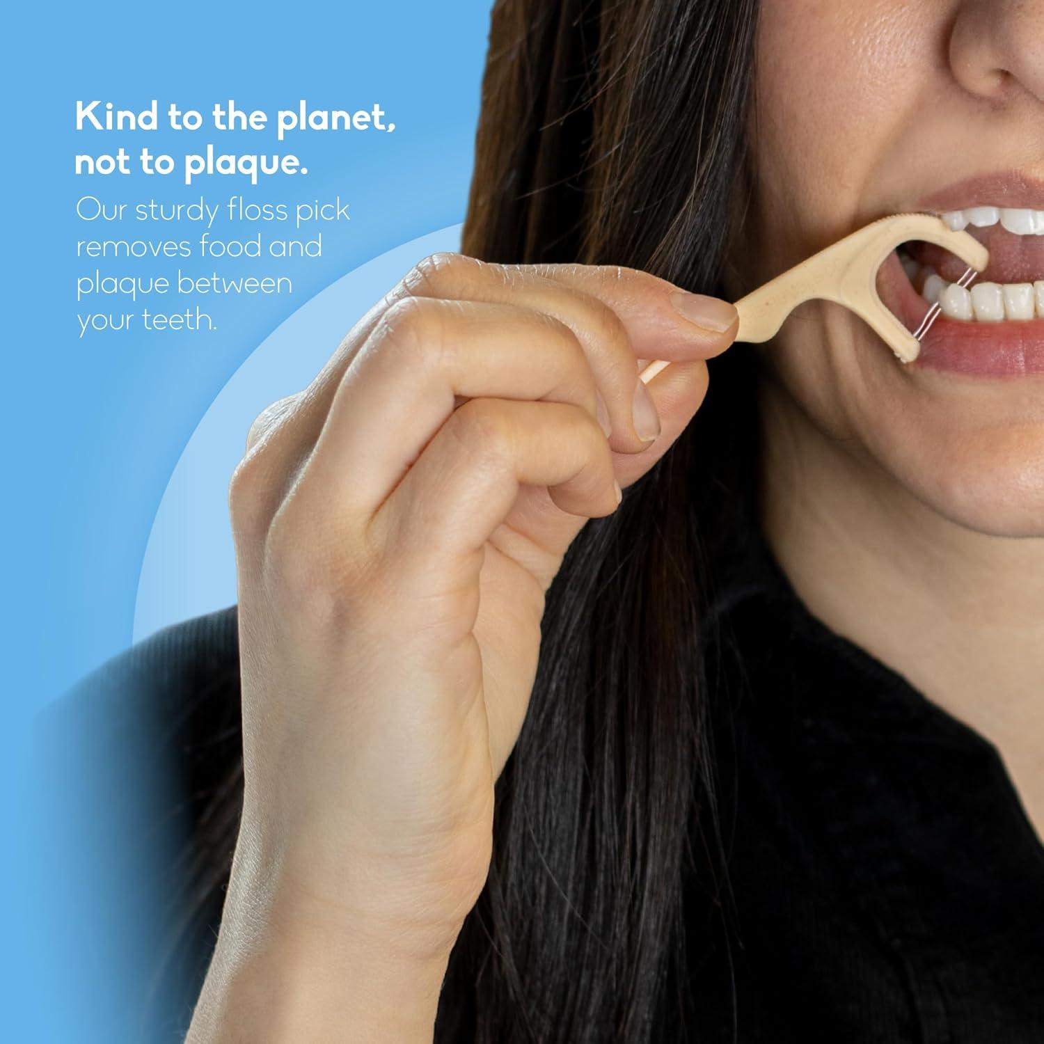 Palillos de Hilo Dental The Humble Co. Menta 200 Unidades