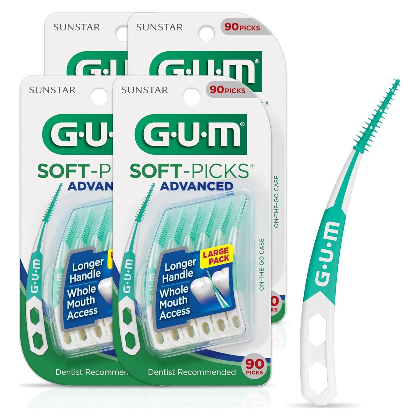 GUM Soft-Picks Avanzados 90 Unidades - Palillos Dentales