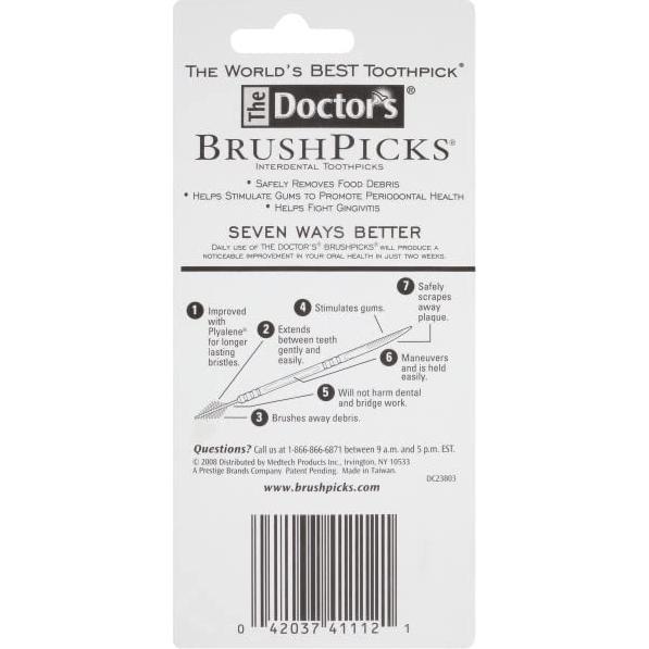 Palillos Interdentales BrushPicks del Doctor - 720 Unidades