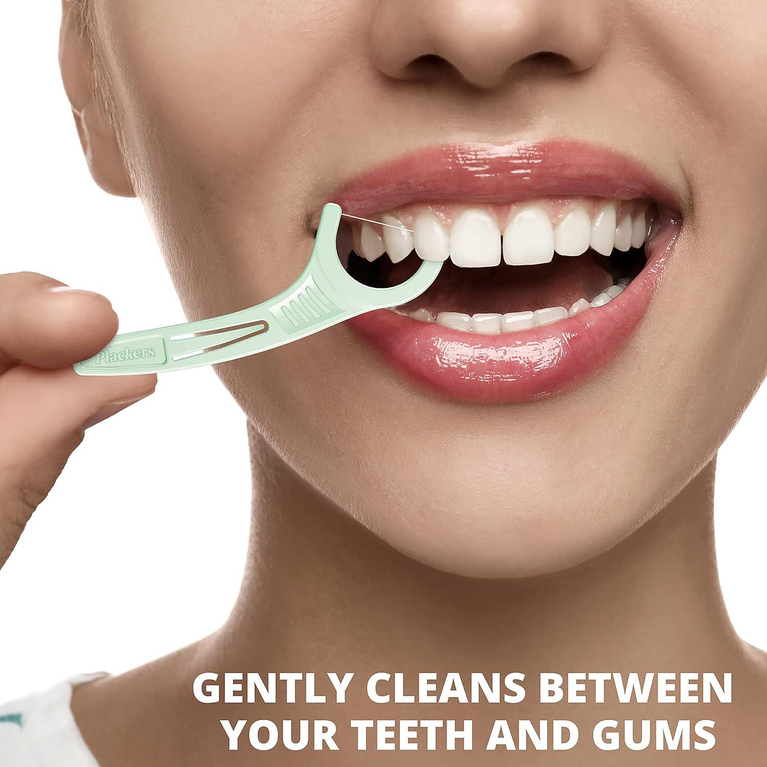 Hilo Dental Plackers Micro Mint 750 Unidades Sabor Menta