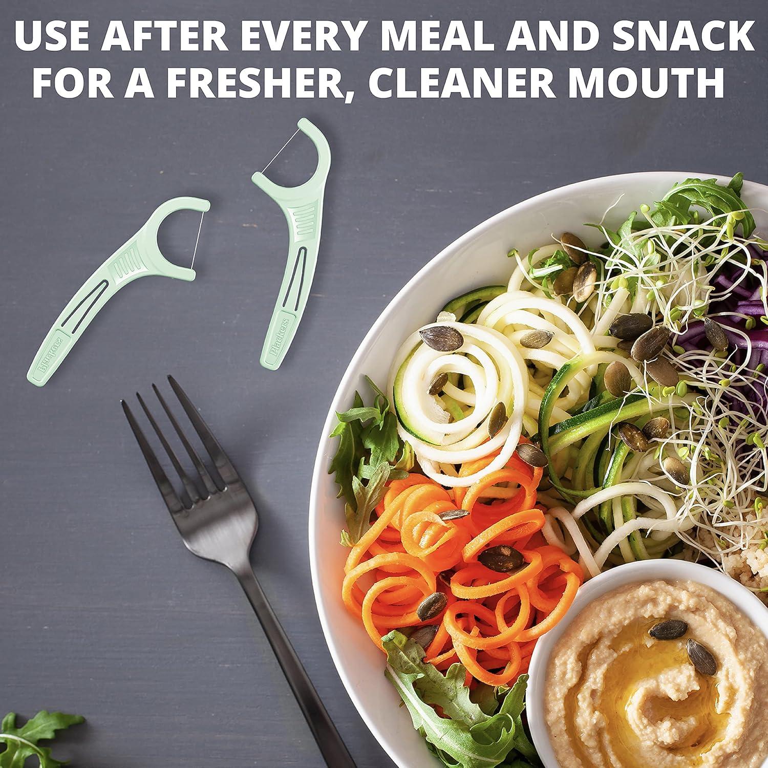 Hilo Dental Plackers Micro Mint 750 Unidades Sabor Menta