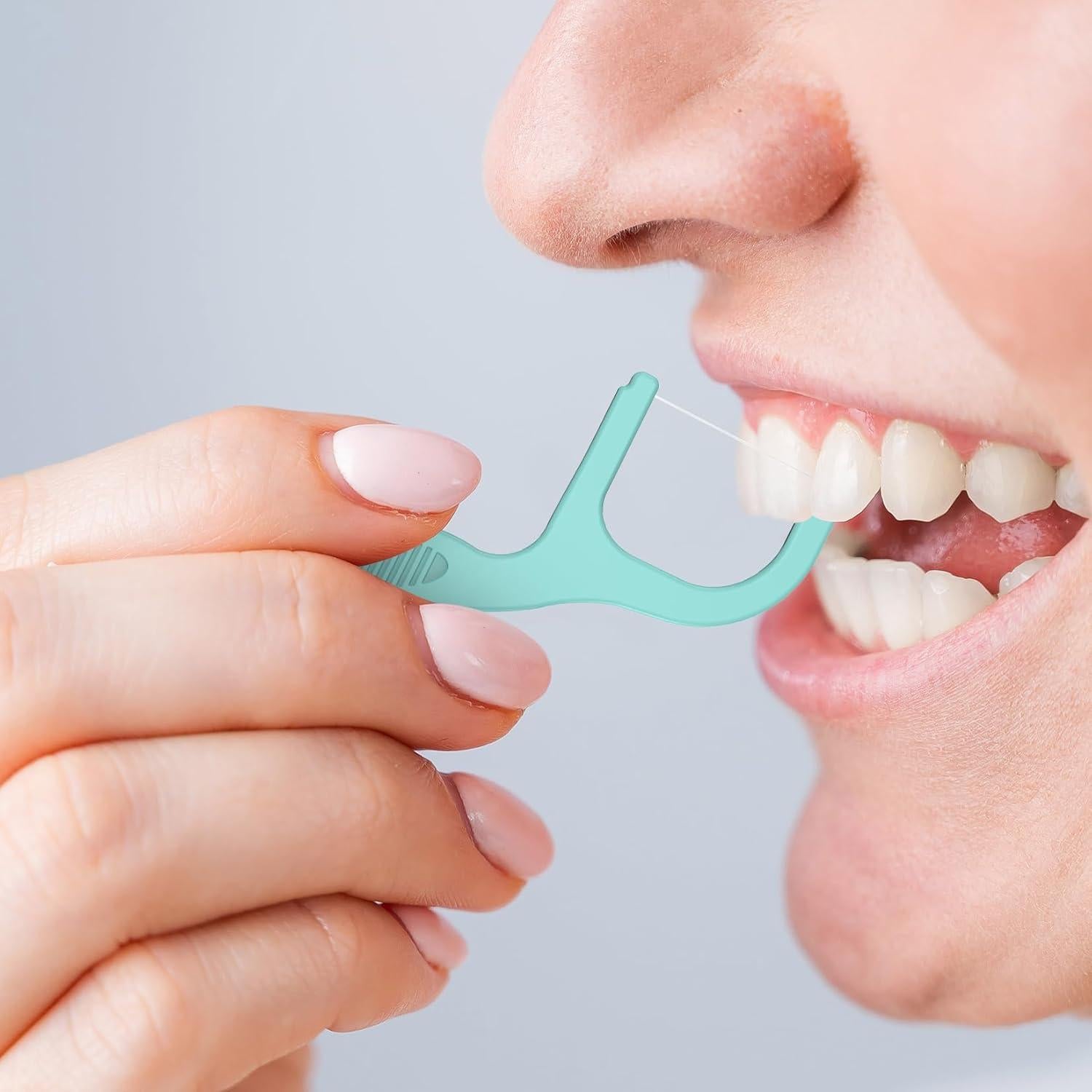 Palillos de Hilo Dental RAZOKO Menta Fresca 200 Unidades