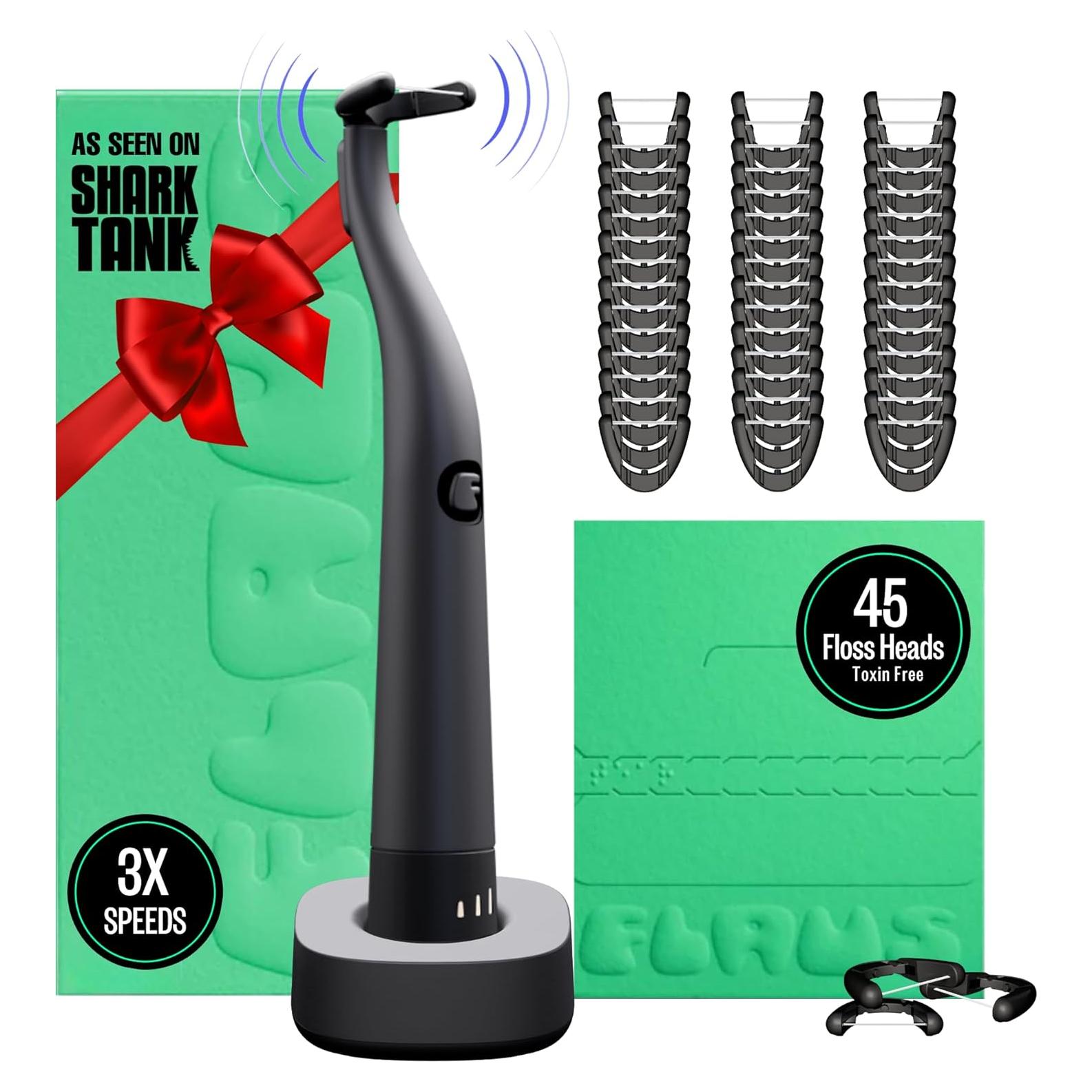 Irrigador Eléctrico FLAUS con 45 Cabezas de Hilo Dental Suave