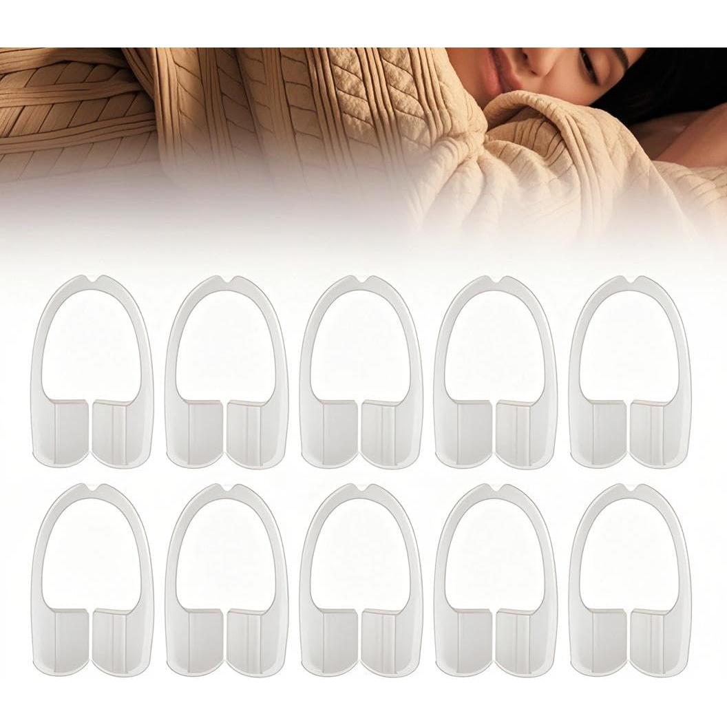 10 Protectores Nocturnos Dentales ZJchao de Goma Anti Molar