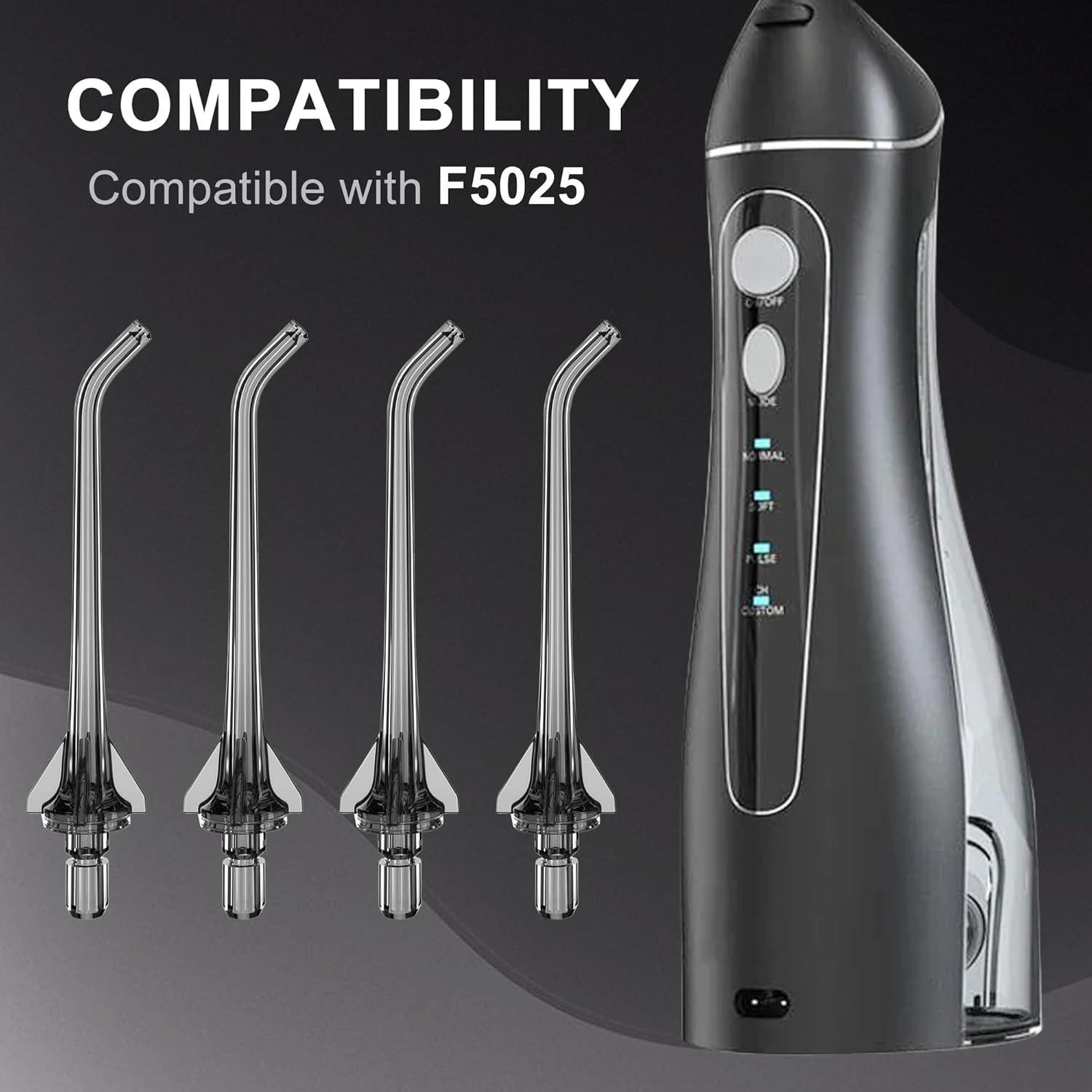 Puntas de Reemplazo para Irrigador Bucal Nicwell Oralfree - 4 Unidades