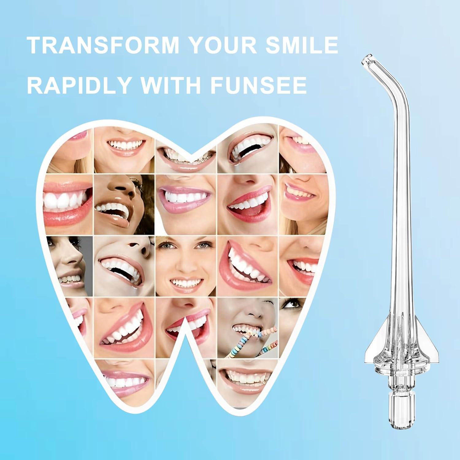 Cabezal de Reemplazo AquaSonic Aqua Flosser - 4 Puntas Clásicas