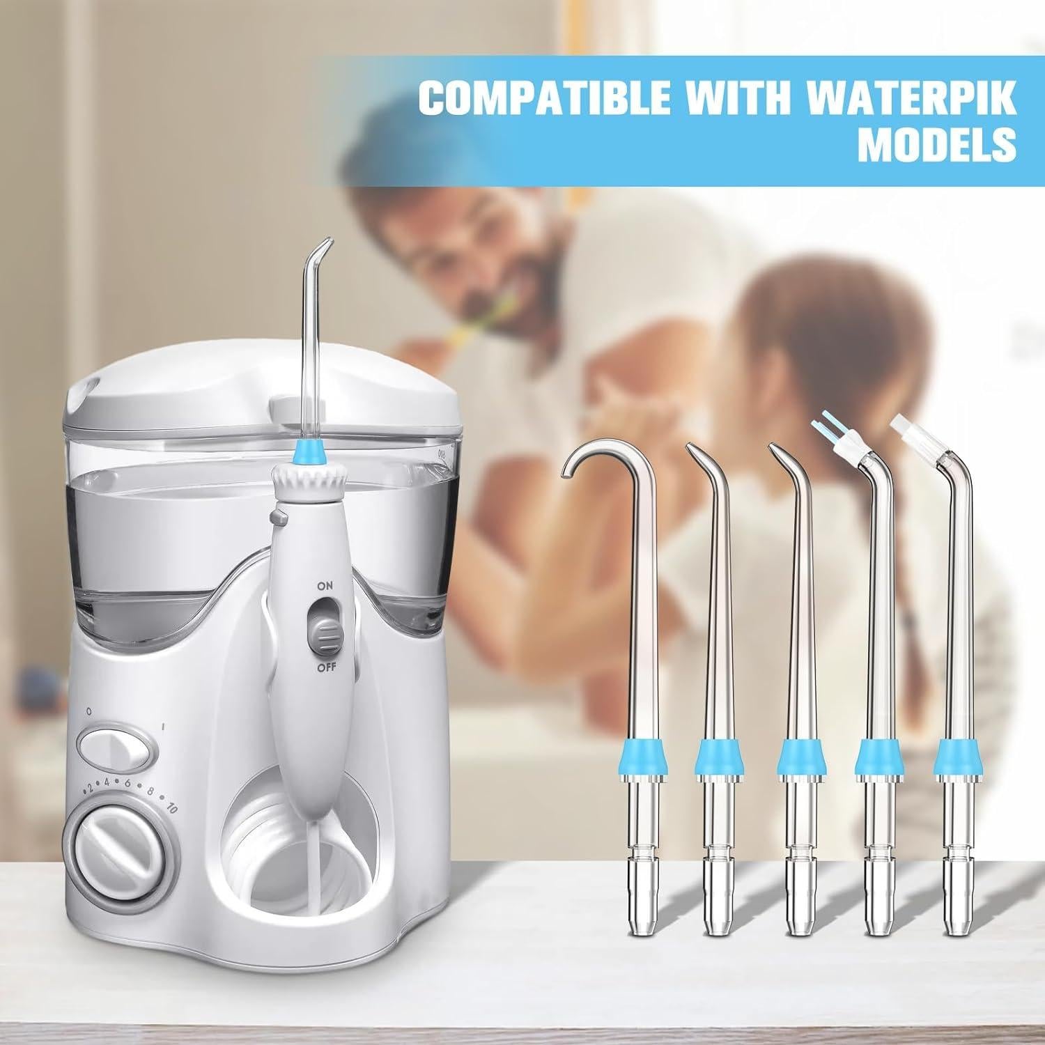 Consejos de Reemplazo Waterpik - 8 Piezas para Irrigador Dental