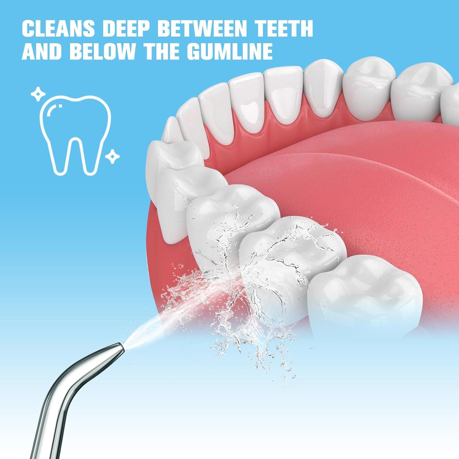 Consejos de Reemplazo Waterpik - 8 Piezas para Irrigador Dental