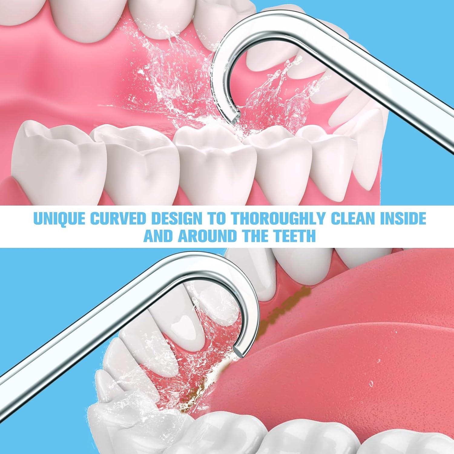 Consejos de Reemplazo Waterpik - 8 Piezas para Irrigador Dental