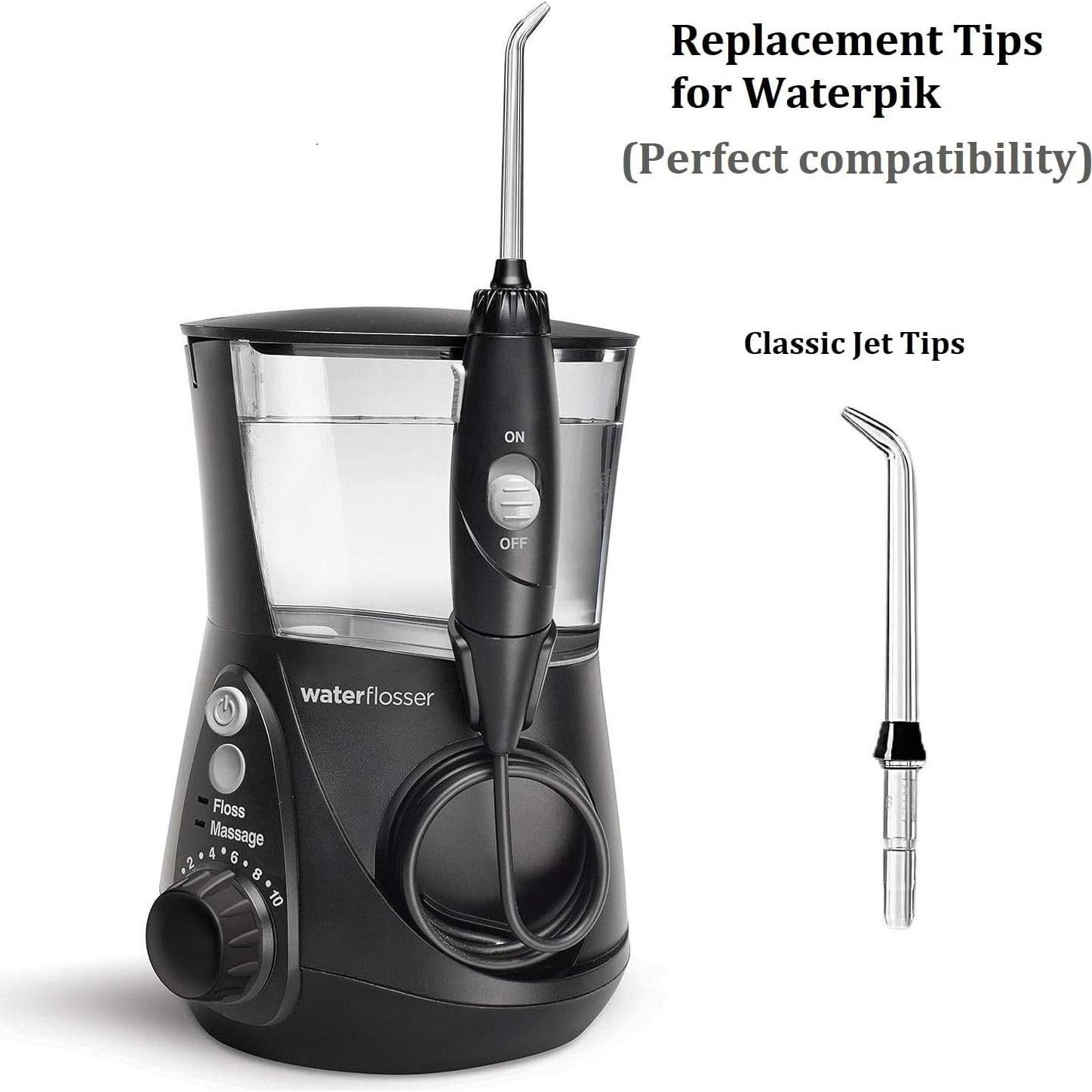 Consejos de Reemplazo para Irrigador Bucal WaterPik JDHAVMOS - 3 Unidades