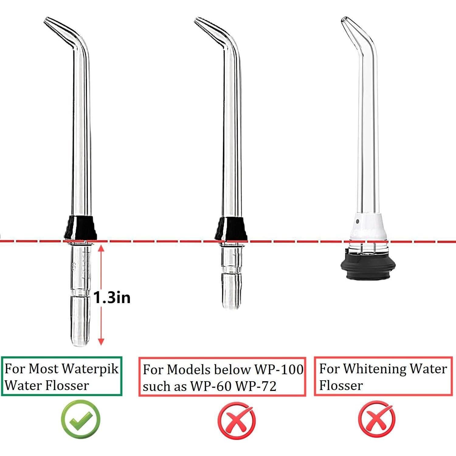 Consejos de Reemplazo para Irrigador Bucal WaterPik JDHAVMOS - 3 Unidades