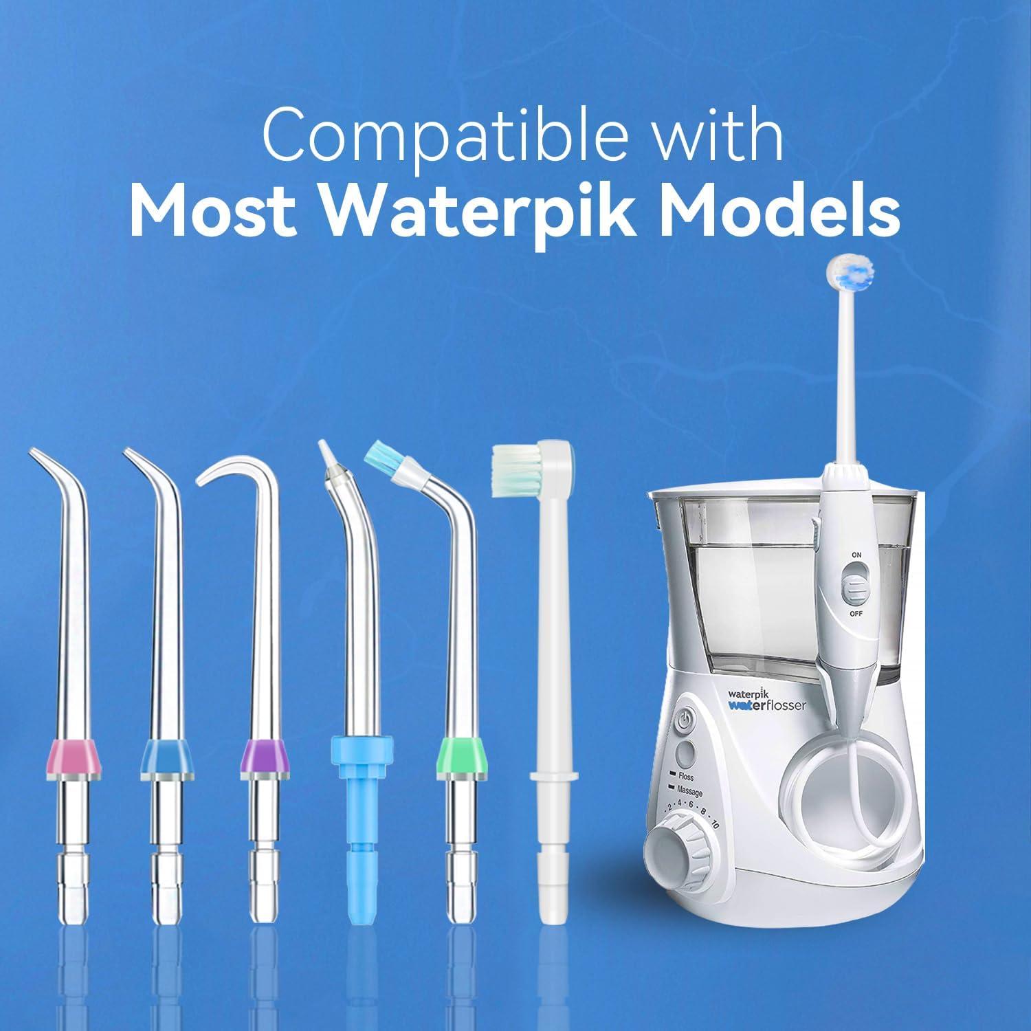 Consejos de Reemplazo Waterpik - 6 Piezas para Irrigador Oral