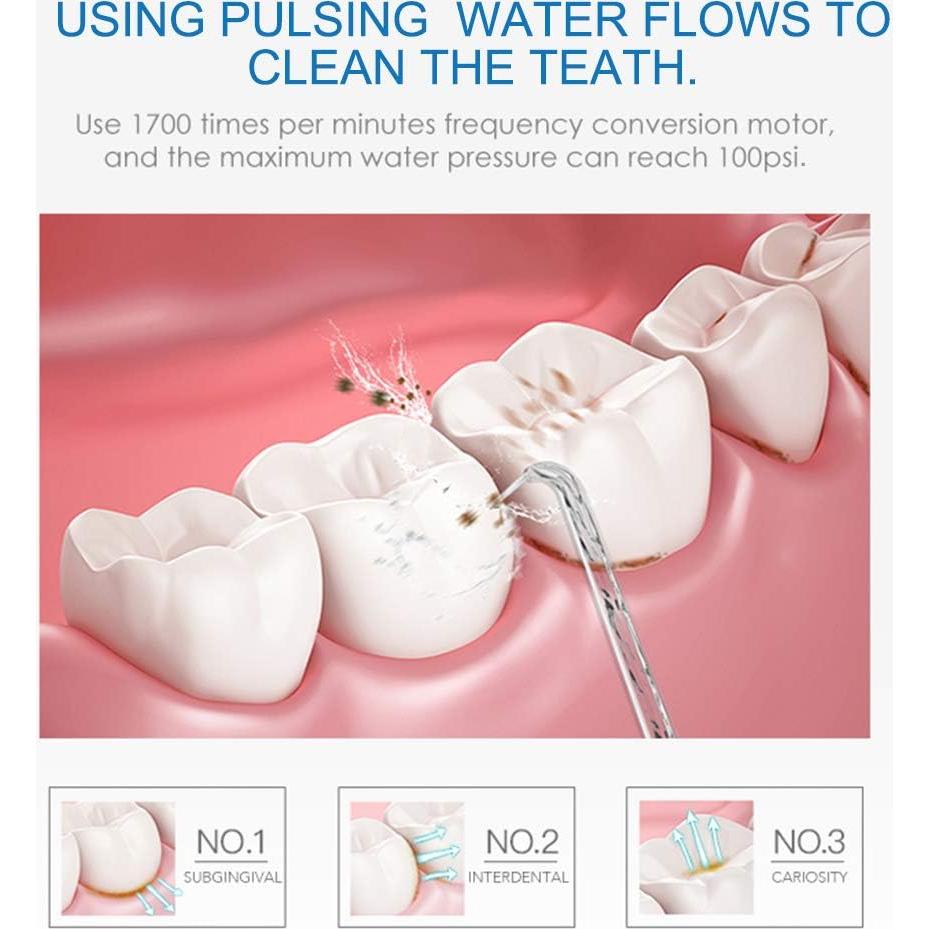 Puntas de chorro de agua TUREWELL para irrigador bucal 7PCS